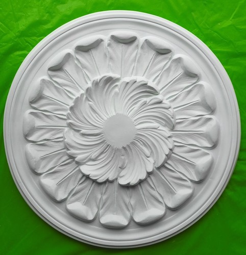 Plaster ceiling rose - rose, acanthus