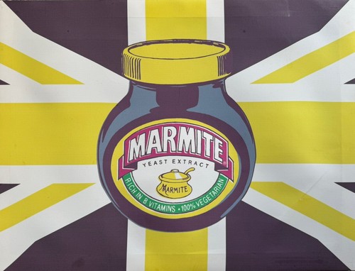 Marmite canvas sign - marmite,