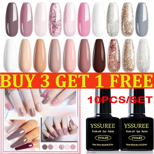 10x nail gel polish kit - gel,