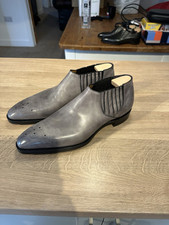 Gaziano And Girling Montand UK 10 Grey Pearl F Width RRP £2115