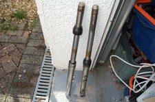 SUZUKI  TS125 R/J, TC125 J FORK LEG SET    GOOD USED