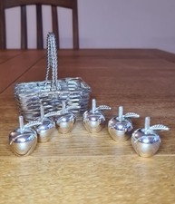 Vintage Silver Plate Apple