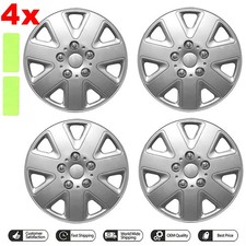 SET OF 4 x 14 INCH (14”) ALLOY LOOK WHEEL TRIMS COVER HUB CAPS TYRE CAP SILVER