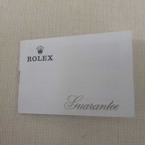 Rolex branded 1972 guarantee - rolex,