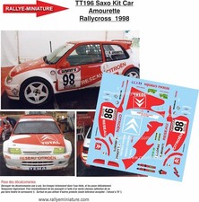 DECALS 1/24 REF 0196 CITROEN
