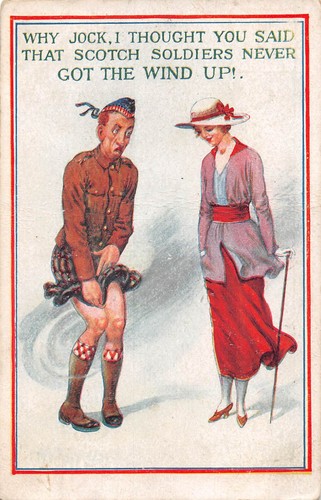 Postcard comic military - ,