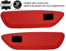RED REAL LEATHER 2X FRONT DOOR