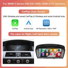 8.8'' 128GB CarPlay FOR BMW E60 E61 E90 E91 CCC Android 13 Car Stereo GPS Radio