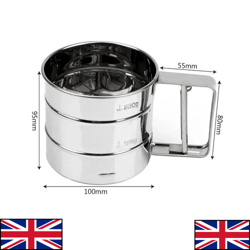 Sieve cup sifter baking - sifter,
