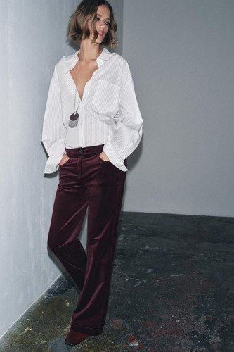 Zara woman collection burgundy - collection,