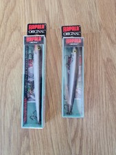 Rapala original fishing lures x2 rare floating 11cm 6g and 13cm 7g new/ unopened