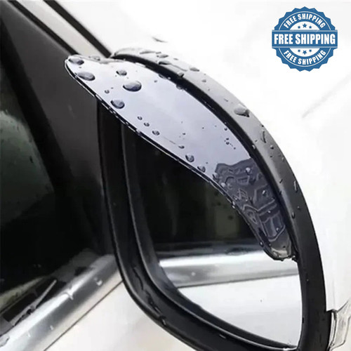 Black car mirror rain - car,