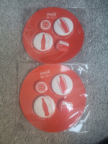 Coca cola music pin - coca,