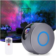 Star Projector Night Light Home Planetarium with Remote Control 360 Degree Black