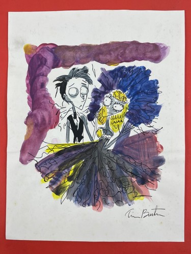 Tim burton drawing - (handmade),