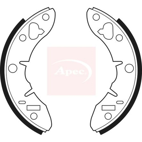 Apec brake shoe - apec, set