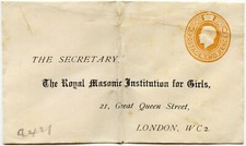 GB STATIONERY STO 1921 ROYAL