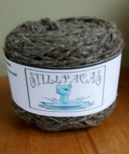 Quality 100% Natural dk 50g balls of alpaca/zwartble yarn - dark grey 
