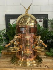 ELEKTRA BELLE EPOQUE 3 GROUP BRAND NEW GOLD AND BRONZE ESPRESSO COFFEE MACHINE