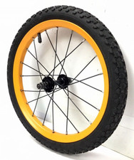 16" Bicycle Front Orange Wheel