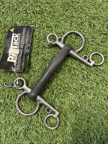 Hard rubber pelham bit - rubber,