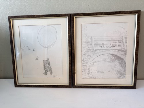 Vintage framed winnie the pooh - framed,