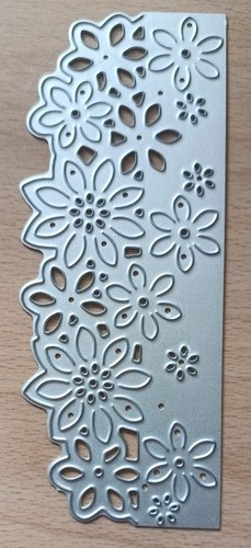 Daisy flower card edge - flower, die