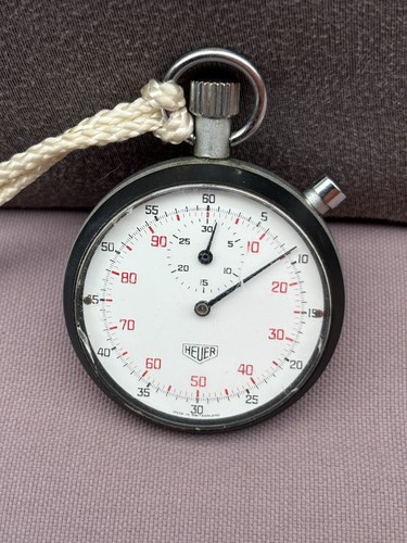 Vintage heuer stop watch - stop,