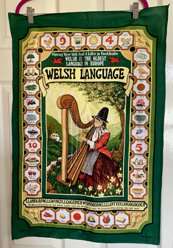 Vintage welsh language tea - vintage,
