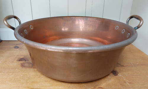 Vintage french copper jam - vintage,