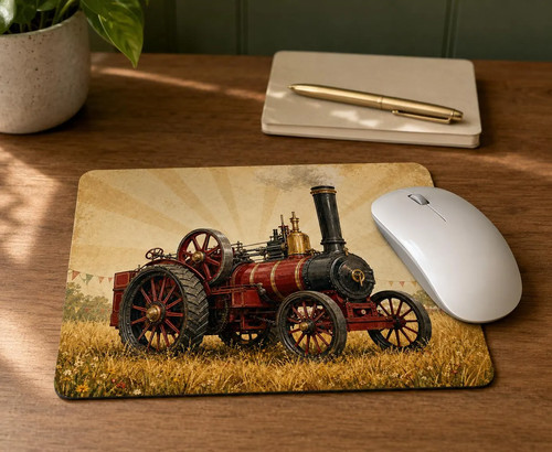 Traction engine mouse mat - mouse,
