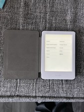 White Kindle Amazon E-Reader Wi-Fi 10th Generation