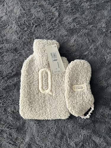 Mini hot water bottle with - water,