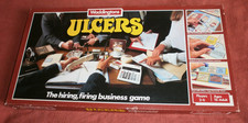 ULCERS - 1985 WADDINGTONS BUSINESS BASED BOARD GAME / COMPLETE AND BOXED