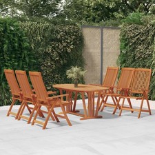 WALPLUS 7 Piece Garden Dining