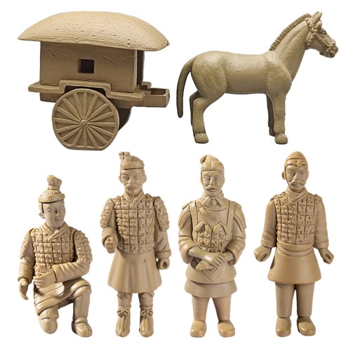 Pcs terracotta warriors and - 6,