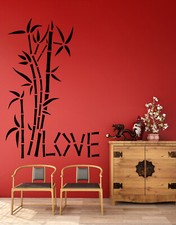 Bamboo Stencil Love Chinese