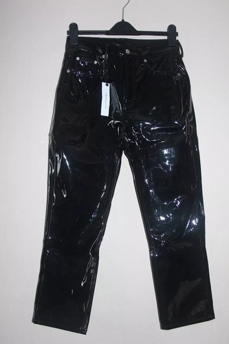 Bnwt topshop black wet look - topshop,