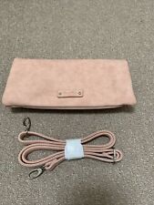 Boscha Pink Clutch Bag Crossbody Shoulder  Adjustable Removable Strap