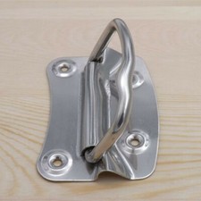 2PCS Handle For Cupboard Door Luggage Trunk Boxes Stainless Steel