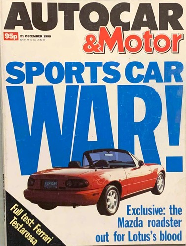 Autocar magazine dec - magazine, 21-dec-88