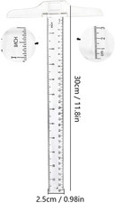 LEEQBCR 12-Inch Transparent