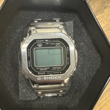 Casio G-Shock Watch GMW-B5000D-1ER Full Metal Stainless Steel Tough Solar