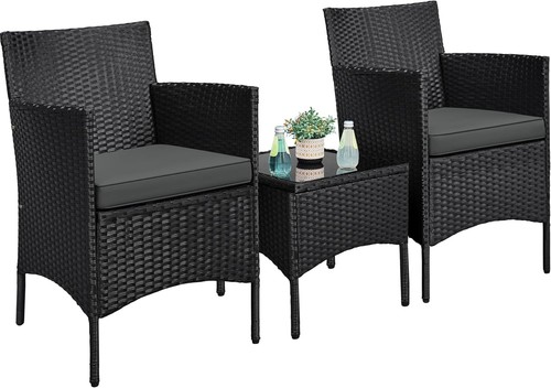 Yaheetech piece rattan - 3-piece,