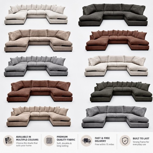Shape jumbo cord fullback - u,