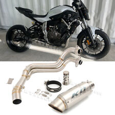 For Yamaha YZF R7 MT-07 2022 2023 2024 2025 Full Exhaust System Header Tail Pipe