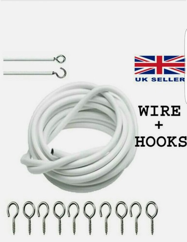 Net curtain wire - wire, 10m