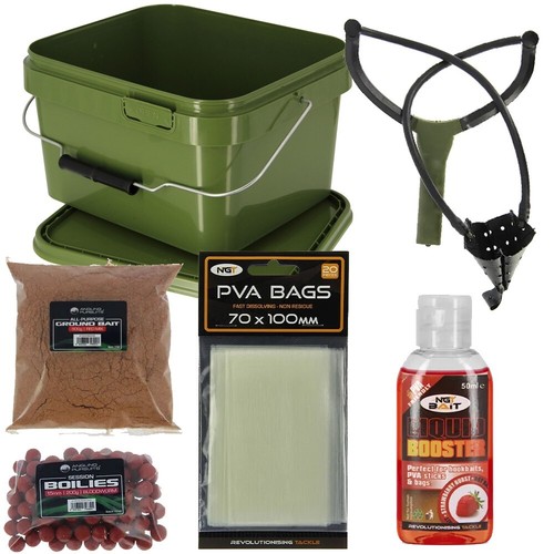 Square bait storage - square, bucket