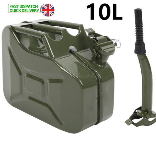 Green 10l litre jerry military - green,