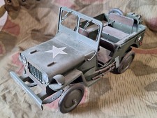 Tin Vehicle Willy Jeep US Army